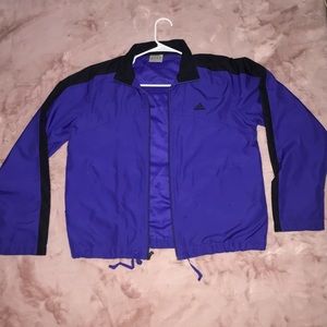 Vintage Purple Adidas Windbreaker